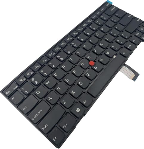 Image of FORIDA Laptop Keyboard Compatible for Lenovo Thinkpad E431 T431 T431S T440 T440E T440P T440S T450 T450S L470 T460 L440 E440 L450 L460 CS13T Series 04Y0862 0C02253 00HW878 (with Pointer)