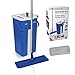 Livington Touchless Mop – Bodenwischer Set mit Eimer zum Auswringen ohne Bücken – Wischmopp für einfache Reinigung und saubere Hände – 2,7 L Wischeimer