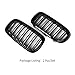 Front Grille/Grilles Kidney Grille Replacement for BMW X5 Series F15 X6 Series F16 X5M F85 X6M F86(ABS, Gloss Black)