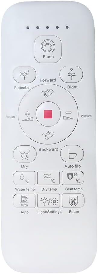 MOPO 3018 Smart Toilet, One Piece Bidet Toilet with Foam Shield, Foot Sensor, Heated Seat, Warm Water Sprayer & Dryer, Remote Control