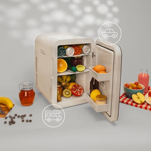 Cecotec Nevera Pequeña Bolero MiniColing 20L Bahamas Black. Capacidad 20 L, Funcionamiento 12-220 V, Compatible con Coches y Caravanas, Función Frío y Calor, Temperatura Regulable de 7 ºC a 65 ºC - imagen 5