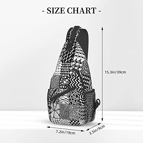 Sac à bandoulière imprimé compact pour éviter le mal de dos - 3
