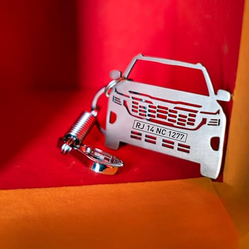 Image of Stainless Steel Car Key chain For Men With Premium Metal personalised car key chain| keyc hain for car | key chains for men | Car Keychain Key Ring