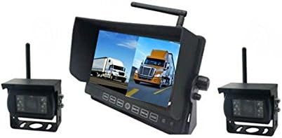 Top Dawg MS-901D2 Digital Wireless Heavy Duty Backup Camera System with 2, 3, or 4 Cameras with 7" LCD