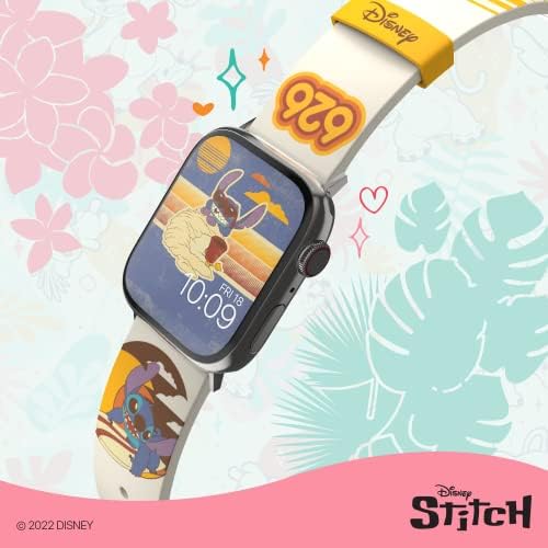 Disney: Stitch - Surfer Smartwatch Band - Officially Licensed, Compatible with Every Size & Series of Apple Watch (not included)