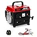 DKIEI 600W Petrol Generator for Home, Outdoor 2-Stroke Portable Small Generator for Camping, Caravan, Home Use, BBQ, Pure Sine Wave, Lightweight, 240V, 50 Hz AC Output, 30cc Engine