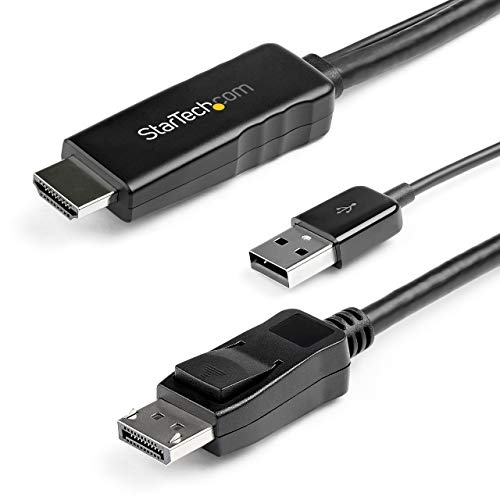 Câble DisplayPort vers HDMI 3m cordon adaptateur écran PC 4K