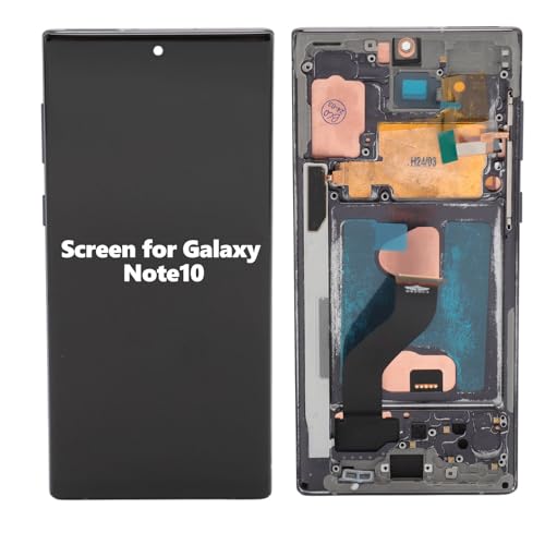 Display for Samsung Galaxy Note 10, LCD Screen Replacement for Samsung Note 10 N970F N970U N9700, Display Screen Touch Digitizer Assembly with Frame, 6.3 Inch