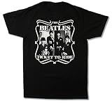 import Fpxx Beatles Ticket To Ride Portrait Black T Shirt Adult