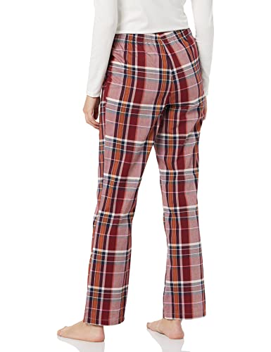 Image of Amazon Essentials Women's Cotton Pajama Pants, Breathable Poplin Sleep Pant with Drawstring Elastic Waist