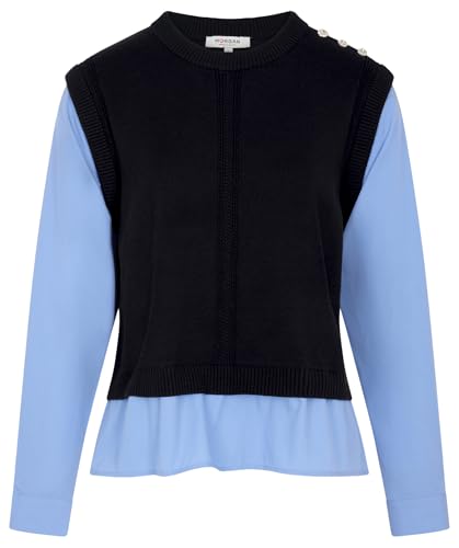Pull ajusté col à revers femme - vue 3