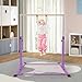 Joppoint Gymnastics Bar, Adjustable Gymnastic Horizontal Bar for Kids Age 3-15 Home Gym Equipment Indoor (Purple)