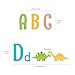 DECOWALL DA-1701 Alphabet ABC with Pictures Kids Wall Stickers Wall Decals Peel and Stick Removable Wall Stickers for Kids Nursery Bedroom Living Room (Large) d?cor
