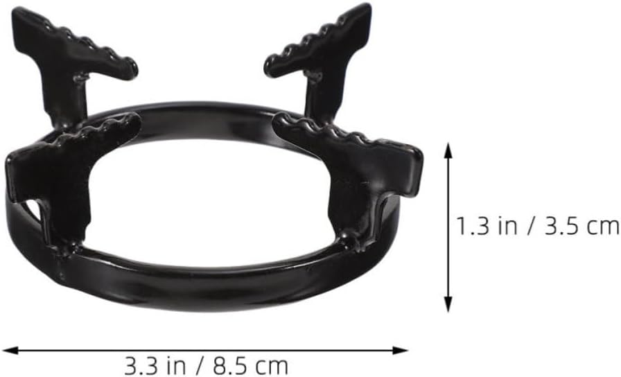 2pcs Cast Iron Wok Ring Stand for Gas Stove Burner Support