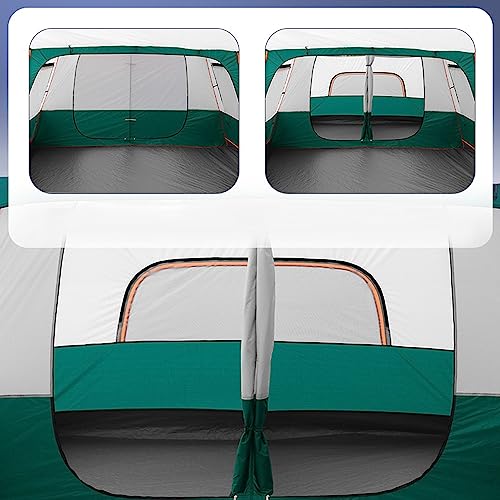 Carpa de camping familiar portátil para 8-12 personas miniatura 5
