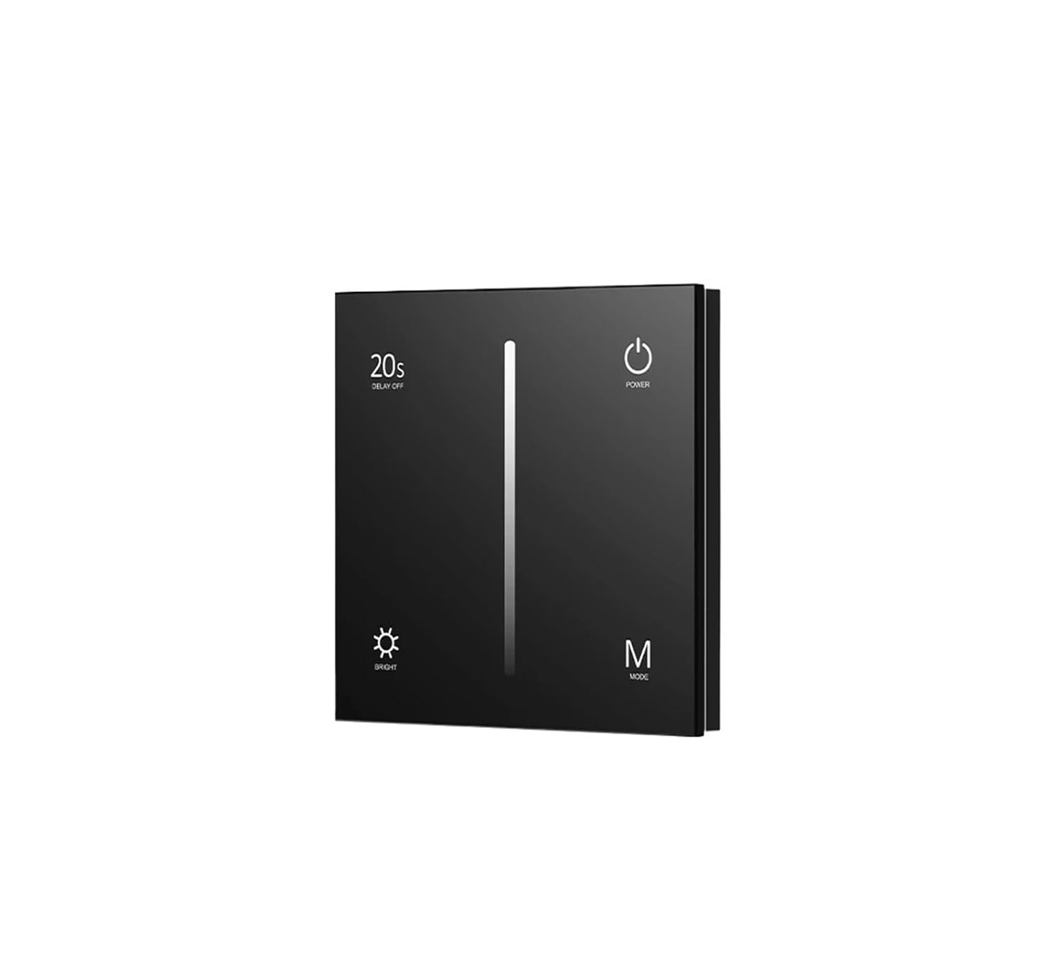 Dimmer 1-10v Low Voltage dimming Driver 0-10V dimmer with Remote Control T18 Wall Panel dimmable Touch dimmer(T18-B Only)