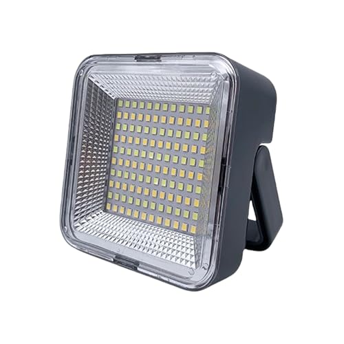 Lámpara De Trabajo Portátil - Lámpara LED De Trabajo | Linterna Solar Recargable Impermeable Para Reparación Auto Camping Astillero Caza Taller Garaje