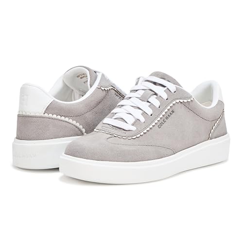 Cole Haan Cole Haan Women's Grand Crosscourt Arlowe Sneakers, Frost Gray Suede, 8-C US