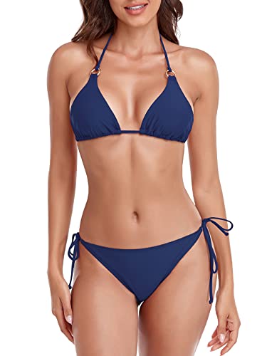 RELLECIGA Brasilianische Bikinis für Damen, mit Neckholder-String,...