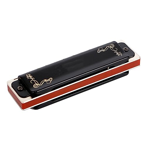 PacuM Harmonica par Instrument Clé Harmonica Diatonique 10 Trous Harpe Bouche Orgue Clé C Bas F Noir Laiton Couverture Phosphore Bronze Reed Harmonica - Les Beatles, Paul McCartney, John Lennon, RIngo Starr, George Harrison PacuM Harmonica par Instrument Clé Harmonica Diatonique 10 Trous Harpe Bouche Orgue Clé C Bas F Noir Laiton Couverture Phosphore Bronze Reed Harmonica – Image 4