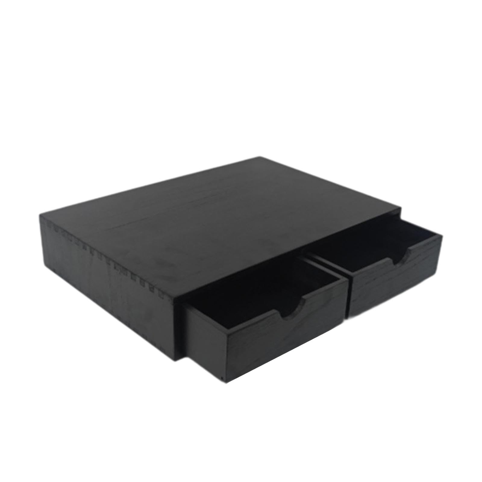 Multifunktionale Aufbewahrungsbox für Kaffeekapseln Aus Holz, Ideal Als Organizer für Kaffee Und Tee, Espresso Zubehör für Bar Und Zuhause, Schwarz