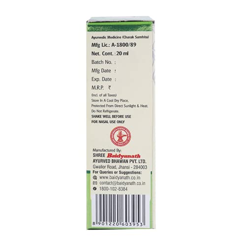 Image of Baidyanath Jhansi Anu Taila 20ml