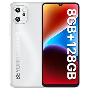 UMIDIGI F3 (8GB+128GB) Unlocked Cell Phone, NFC, Android11, 6.7inch HD Full Screen, 5150mAh Battery, Smartphone with 48MP AI Triple Camera, 18W Fast Charging, Dual SIM