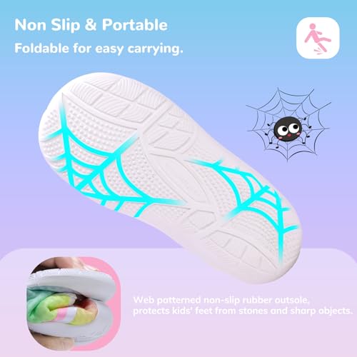 Image of WateLves Wide Toddler Water Shoes Kids Barefoot Athletic Sneakers Girls Boys Quick Dry Aqua Socks for Beach Hiking Swim Kayak Sport Accessories, Camping Essentials