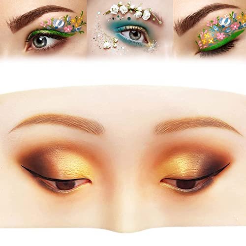 3D Makeup Practice Face Board, Silicone Makeup Mannequin Face, The