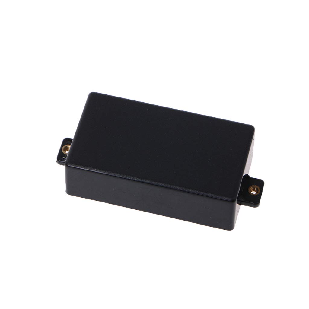 ROYJJ Matte Black Sealed Humbuckers Pickup Shell for Electric Guitar Parts Sealed Humbuckers Guitar Pickup Parts Electric guitar sealed double coil pickup cover