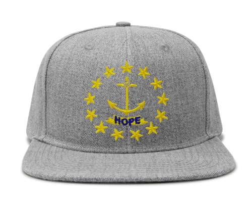 Image of International Tie State Hat for Men and Women, Adjustable Snapback Trucker Baseball Cap with Embroidered Patch