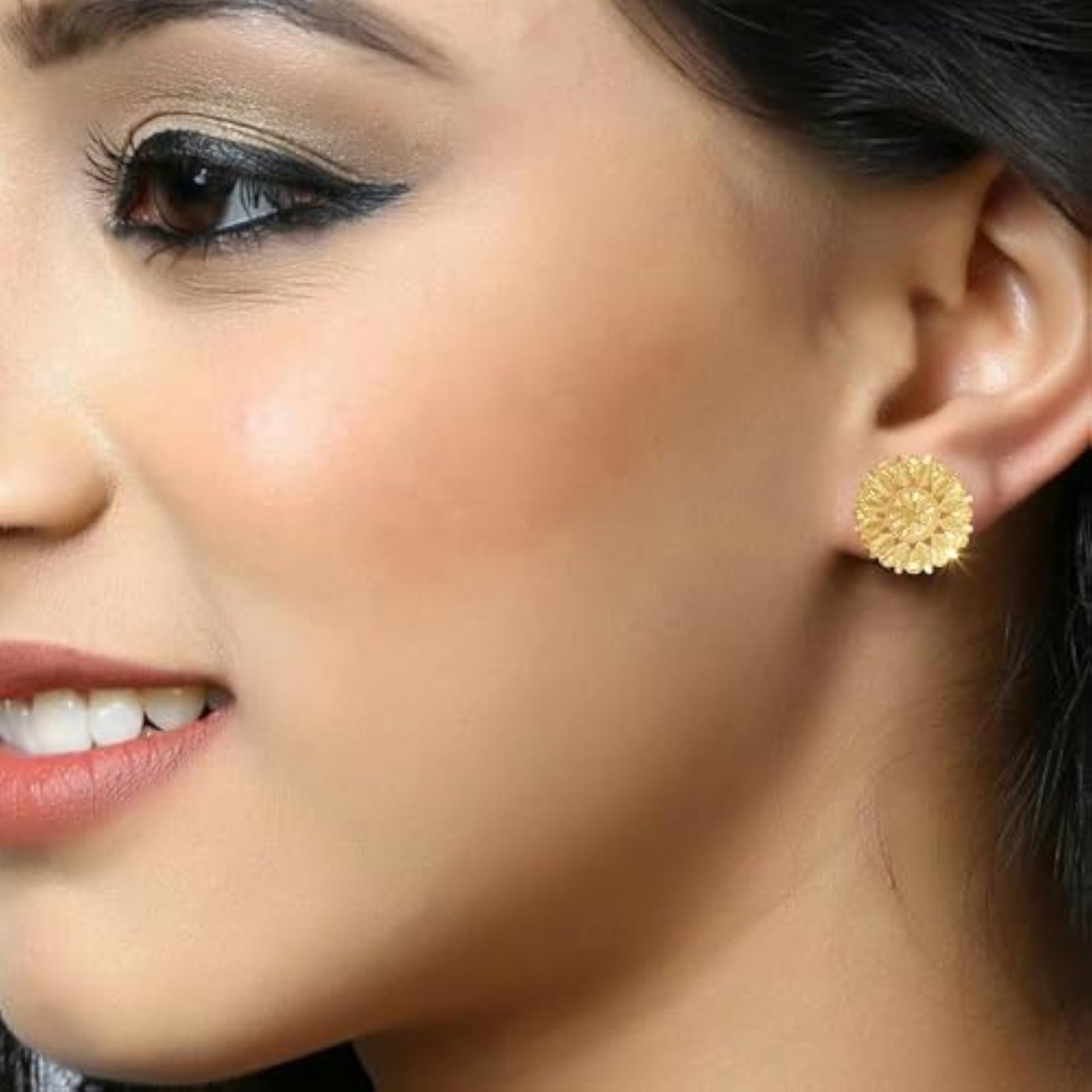 Women's CZ Stone Studded Premium 2 In One Removable Stud & Drop Combo Earrings