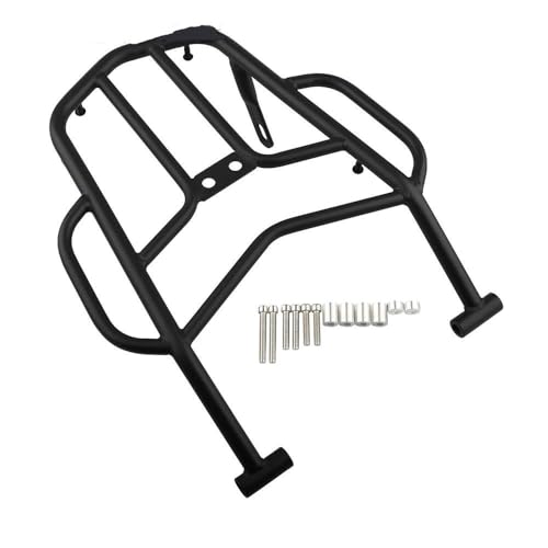 Für Honda CRF250L 2012-2020 CRF250M 2013-2020 CRF250 RALLY 2017-2020 Gepäck Rack Hinten Schwanz Rack Top Box Fall Koffer Träger Bord(Schwarz 1)