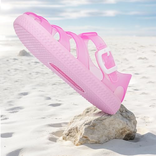Image of Luffymomo Boys Girls Closed Toe Sandals Lightweight Beach Water Shoes Adjustable Summer Outdoor Sandal for Toddler /Little Kids