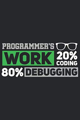 Programmer's work 20% coding 80% debugging: Funny Programming Journal ...