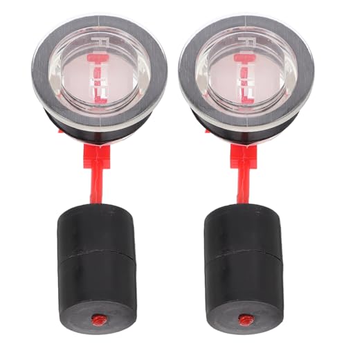 Mobestech Fuel Tank Ruler Replacement for Generators 2Pcs Fuel Gauge Meter with Cylindrical Float Rod Accurate Level Indicator for Gas Generator Tank Accessories