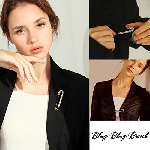 Image of Fashion Pearl Brooch, Sweater Shawl Pearl Pin, Elegant and Fashionable, Enhance your Temperament, Suitable for a Variety of Occasions to Wear