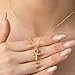 Baydurcan Gold Ankh Necklace Egyptian Jewelry for Women Spiritual Gifts for Women (Ankh Necklace)