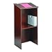 Safco Products Stand-Up Lectern, Mahogany