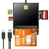 カードリーダー マイナンバーカード対応 SDカードリーダー 接触型 USB 3.0 自宅で確定申告 ICカードリーダー 設置不要 マルチカードリーダー SD マイナンバーカードリーダー ICカードリーダライタ 国税電子申告 e-Tax対応 納税システム windows 11 10 8/7/XP Mac対応 コンパクト 日本語説明書付き