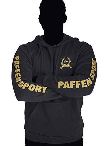 PAFFEN SPORT Anniversary Hoodie - Kapuzenpullover, Cap-Sweatshirt - schwarz/Gold - Gr.: L Cover