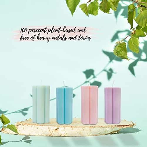 Non Toxic Candles Set Of 4 - Scented Candles - Aesthetic Candle - Preppy Candles - Candles For Home Scented #TOP5