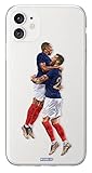 MYCASEFC Coque Football Théo Hernandez & Mbappe ASUS Zenfone 3 ZE520KL en Silicone. Housse de Foot...