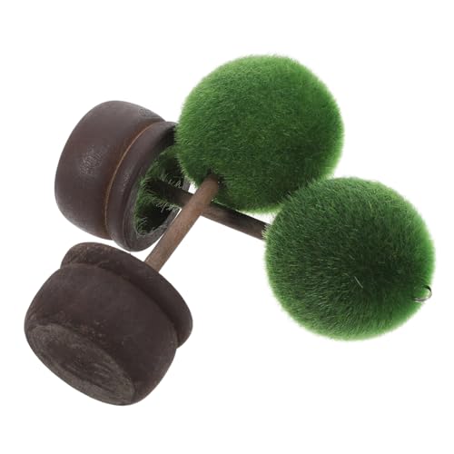 MUCKLILY 2pcs Rustic Place Card Holders Faux Greenery Design Stylish Table Stands for Weddings Parties and Events Elegant Flocking Technology Decor