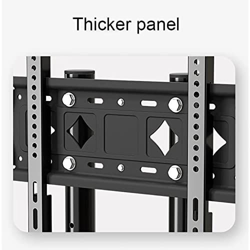 Soporte para TV de piso portátil con ruedas y altura ajustable miniatura 7