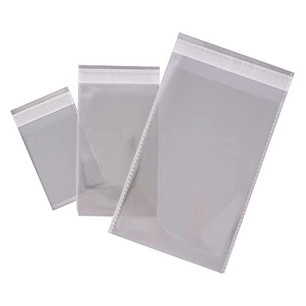 Apli 16220 Transparent Bag with Self-Seal Adhesive, 80 x 120 mm x 16220