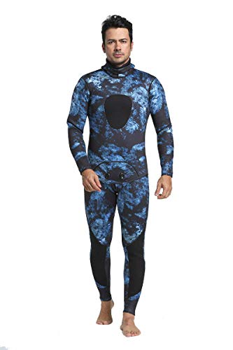 Nataly Osmann Men 5Mm Spearfishing Premium Camouflage Neoprene Wetsuit Scuba Diving Suit Hoodie Snorkeling Suits #TOP4