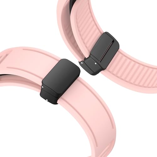Image of ACM Watch Strap 22mm for Universal 22mm Size Replacement Strap Smartwatch | Silicone Belt Magnetic Clasp Band