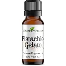 Pistachio Gelato, 10ml 0.35fl oz Premium Fragrance Oil, Aromatherapy, Diffuser, Crafts, Soap, Home Scents, Bath & Body, DIY Parfum and Much More. Versatile & Long-Lasting by Sweet Essentials