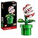 Produktbild Lego 71426 Super Mario Piranha-Pflanze Set, bewegliche Figur mit Pfeife und 2 Münzelementen, Modellbausatz für Erwachsene zum Bauen, Schlafzimmer-Deko, Geschenk für Männer, Frauen und Jugendliche